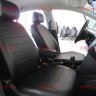 Авточехлы VW- Polo Sd деленная 40\60 с 2010 (Аригон) чер+чер