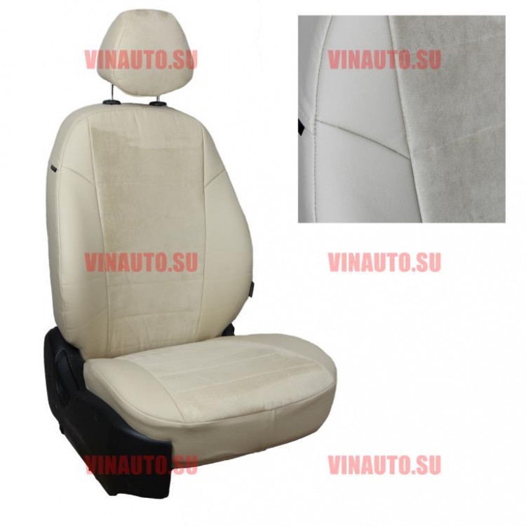 Авточехлы RENAULT-Scenic III с 2009- (Grand/Lux) (Алькантара) беж+беж Авточехлы RENAULT-Scenic III с 2009- (Grand/Lux) (Алькантара) беж+беж