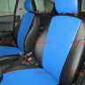 Авточехлы KIA-Rio 3 Sd 40\60 с 2011 (Аригон) чер+синий