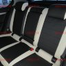 Авточехлы SKODA-Octavia-A-7 Elegance (с задн. подлокотником) (Аригон) бел+чер Авточехлы SKODA-Octavia-A-7 Elegance (с задн. подлокотником) (Аригон) бел+чер