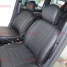Авточехлы ВАЗ-Lada Largus 5 мест 2012-2021 задн. спинка 40\60 (Аригон) чер+чер
