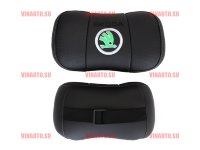 Автомобильные подушки для шеи SKODA (Аригон) чер+чер