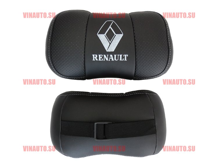 Автомобильные подушки для шеи RENAULT (Аригон) чер+чер