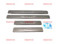 Накладки на пороги VOLKSWAGEN Polo 2010- Накладки на пороги VOLKSWAGEN Polo 2010-