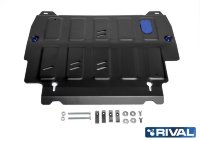 Rival/Защита картера и КПП Infiniti QX60 2013-2020/Nissan Murano 2016-/Pathfinder 2014-2017/11124152 Rival/Защита картера и КПП Infiniti QX60 2013-2020/Nissan Murano 2016-/Pathfinder 2014-2017/11124152