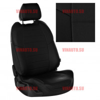 Авточехлы RENAULT-Scenic II с 2003- Простая комплектация (Аригон) чер+чер