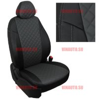 Авточехлы KIA-Seltos с 2020 (Ромб) чер+тем.сер Авточехлы KIA-Seltos с 2020 (Ромб) чер+тем.сер