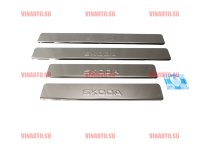 Накладки на пороги SKODA Rapid (4шт.) Накладки на пороги SKODA Rapid (4шт.)