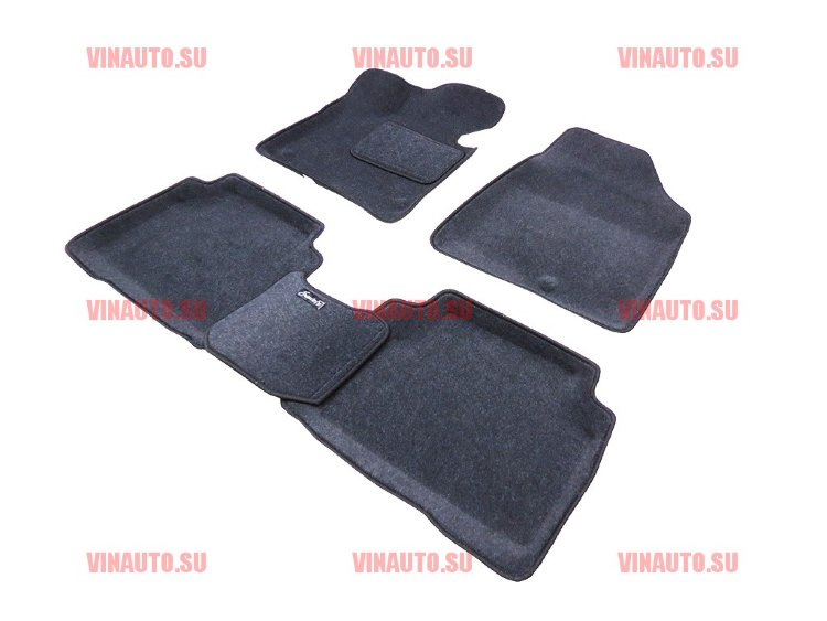 Коврики в салон 3D/HYUNDAI-Santa Fe 2012-