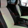 Авточехлы MAZDA- -3 Hb 2004-2009 / Sd 2004-2013 (Аригон) чер+бел Авточехлы MAZDA- -3 Hb 2004-2009 / Sd 2004-2013 (Аригон) чер+бел